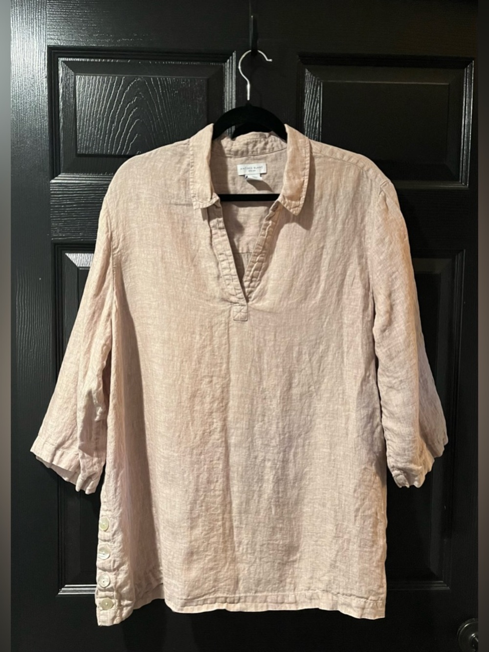 Antibes Blanc Linen Blouse